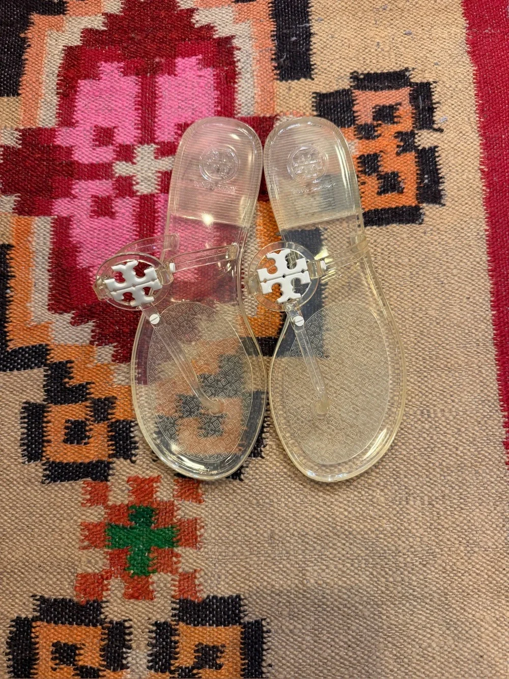 Tory Burch Mini Miller Jelly Thong Sandals size 7